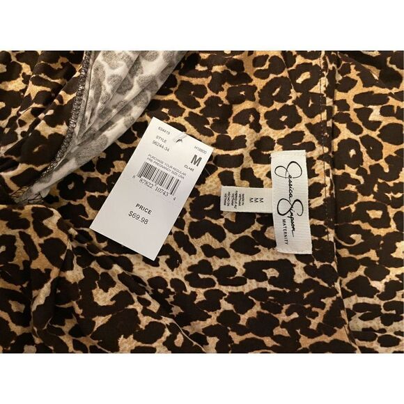 NWT Jessica Simpson Maternity Lepoard print Dress Size Medium - Picture 6 of 6